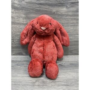 Jellycat Little Bashful Redcurrant Bunny Red 8" Plush Authentic Cute Adorable